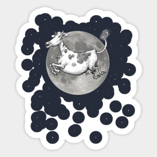 Over the Mooon Sticker